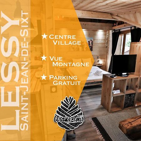 Studio Lessy - Centre village Saint-Jean-de-Sixt Esterno foto